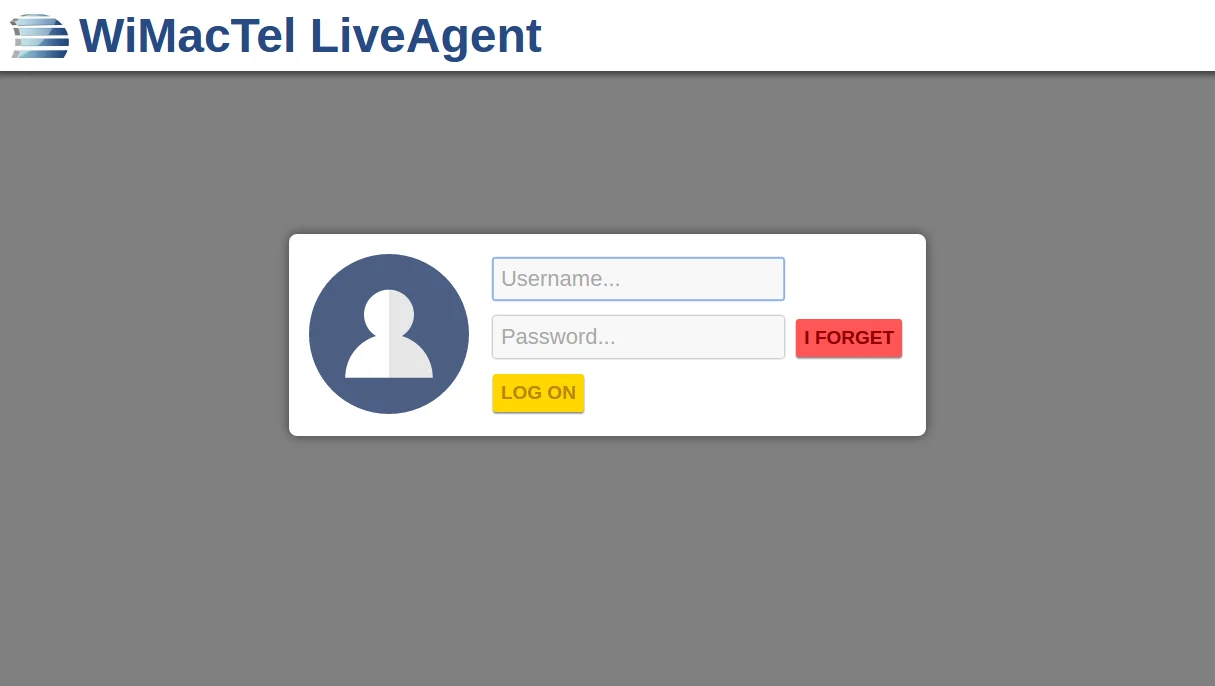 First screenshot of LiveAgent app
